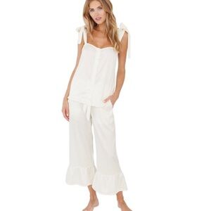 Bridal Flounce Lounge Set - Plum Pretty Sugar